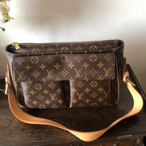 Louis Vuitton Viva Cite GM Monogram Handbag Authentic
